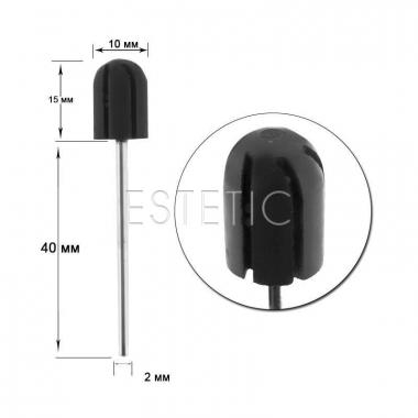 Salon Professional Резиновая основа для колпачков D, диаметр 10 мм