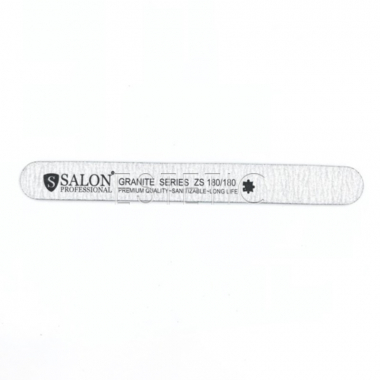 Salon Professional Granite Series Пилка для ногтей 180/180, прямая, узкая