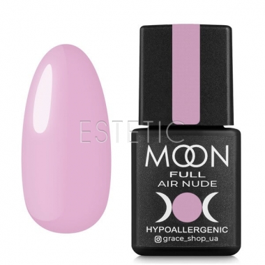 Гель-лак MOON FULL Air Nude, №014 (ніжно-рожевий, емаль), 8 мл