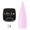 Edlen Professional French Rubber Base №014 - Камуфлирующая база для гель-лака (розово-лиловый, эмаль), 30 мл