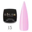 Edlen Professional French Rubber Base №015 - Камуфлирующая база для гель-лака  (сиренево-розовый, эмаль), 30 мл