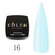 Edlen Professional French Rubber Base №016 - Камуфлююча база для гель-лаку (приглушено-блакитний, напівпрозорий), 30 мл