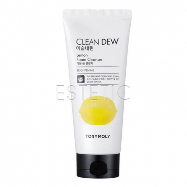 Tony Moly Clean Dew Lemon Foam Cleanser - Пенка для умывания с экстрактом лимона, 180 мл