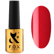 Гель-лак F.O.X Pigment №043 (класичний червоний, емаль), 7 мл 