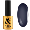 Гель-лак F.O.X Pigment №191 (темный, серо-синий, с шиммером), 7 мл