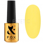Гель-лак F.O.X Pigment №206 (теплый желтый, эмаль), 7 мл