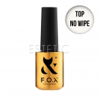 F.O.X Top No Wipe - Закрепитель для гель-лака БЕЗ липкого слоя,  7 мл