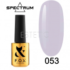 Гель-лак F.O.X Spectrum Gel Vinyl № 053 Soft (лавандовий, емаль), 7 мл 