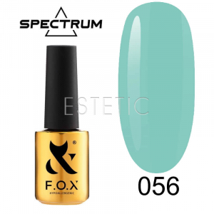 Гель-лак F.O.X Spectrum Gel Vinyl № 056 Home (бірюзовий, емаль), 7 мл 