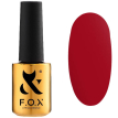 Гель-лак F.O.X Pigment №080 (малиново-червоний, емаль), 7 мл 