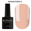 Гель-лак Komilfo Deluxe Series №D014 (тілесний рожевий, емаль), 8 мл