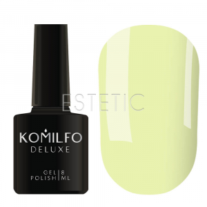 Гель-лак Komilfo Macarons M008 (пастельний лимонний, емаль), 8 мл