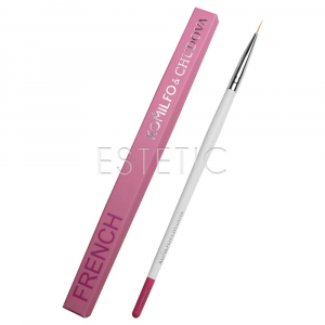 Кисть Komilfo&Chudova "French" для френча, Syntetic Liner 10 мм
