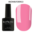 Гель-лак Komilfo Deluxe Series №D022 (рожевий, емаль), 8 мл