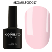 Гель-лак Komilfo Deluxe Series №D027 (світлий, лілово-рожевий, емаль), 8 мл