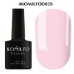 Гель-лак Komilfo Deluxe Series №D028 (світлий, рожево-ліловий, емаль), 8 мл