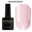 Гель-лак Komilfo Deluxe Series №D030 (світлий, рожево-бежевий з шимером), 8 мл