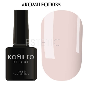 Гель-лак Komilfo Deluxe Series №D035 (світлий, сіро-ліловий, емаль), 8 мл