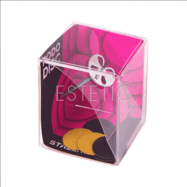 STALEKS PRO Педикюрный диск PODODISC S (15 мм) в комплекте со сменными файлами 180 грит 5 шт