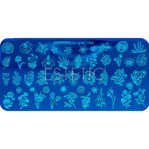 mART Пластина BeautyBigBang XL- 092 для стемпінгу прямокутна