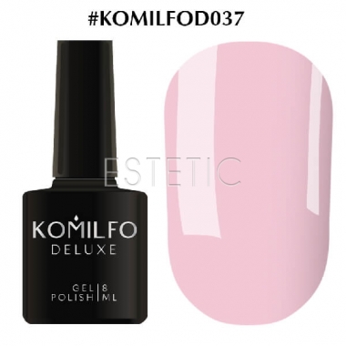 Гель-лак Komilfo Deluxe Series №D037 (приглушений, рожево-ліловий, емаль), 8 мл