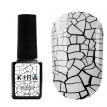 Гель-лак Kira Nails Crack Effect White (білий для кракелюру), 6 мл