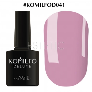 Гель-лак Komilfo Deluxe Series №D041 (насичений рожево-ліловий, емаль), 8 мл