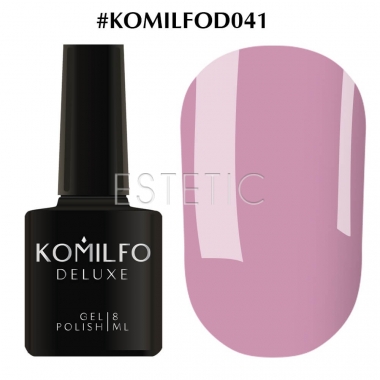 Гель-лак Komilfo Deluxe Series №D041 (насичений рожево-ліловий, емаль), 8 мл
