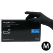 MERCATOR Medical Перчатки нитриловые черные Nitrylex Basic Black (M), плотность 3,8 (1 пара)