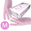 SFM Перчатки нитриловые розовые (M) неопудренные, толщина 3,8 (1 пара)