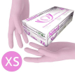 SFM Перчатки нитриловые розовые (XS) неопудренные, толщина 3,8 (1 пара)