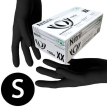 SFM Перчатки нитриловые черные (S) неопудренные, толщина 3,8 (1 пара)