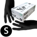 Фото 1 - SFM Перчатки нитриловые черные (S) неопудренные, толщина 3,8 (1 пара)