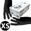 SFM Перчатки нитриловые черные (XS) неопудренные, толщина 3,8 (1 пара)
