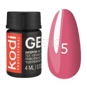 Kodi Professional Gel Paint №05 - гель-краска (малиновый с микроблеском), 4 мл