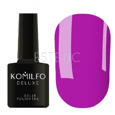 Гель-лак Komilfo Deluxe Series №D047 (фиолетово-баклажанный, эмаль), 8 мл