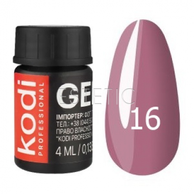 Kodi Professional Gel Paint №16 - гель-краска (сиреневый), 4 мл