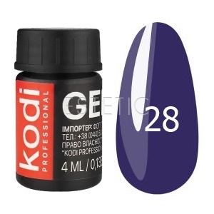 Kodi Professional Gel Paint №28 - гель-краска (синий), 4 мл