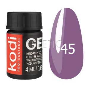 Kodi Professional Gel Paint №45 - гель-краска (фиолетовый), 4 мл