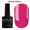 Гель-лак Komilfo Deluxe Series №D052 (насыщенный ярко-розовый, эмаль), 8 мл