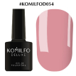 Гель-лак Komilfo Deluxe Series №D054 (світлий, коралово-рожевий, емаль), 8 мл