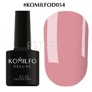 Гель-лак Komilfo Deluxe Series №D054 (світлий, коралово-рожевий, емаль), 8 мл