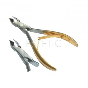 Zauber 02-288G Кусачки для шкіри, золоті (8 мм)