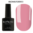 Гель-лак Komilfo Deluxe Series №D055 (коралово-рожевий, емаль), 8 мл