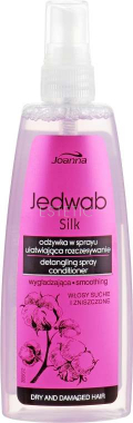 Joanna SILK Smoothing Spray Спрей-кондиционер выравнивающий для сухих и матовых волос, 150 мл