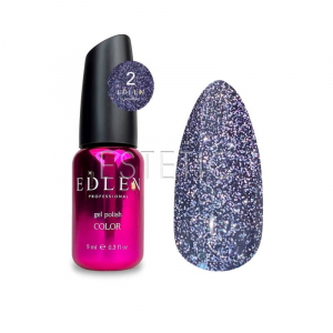 Гель-лак EDLEN Flash Fire №002 (сине-фиолетовый, светоотражающий), 9 мл