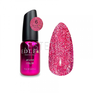 Гель-лак EDLEN Flash Fire №006 (бордовый, светоотражающий), 9 мл
