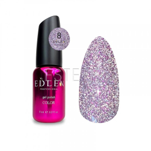 Гель-лак EDLEN Flash Fire №008 (нежно-лиловый, светоотражающий), 9 мл
