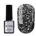 Фото 1 - Kira Nails No Wipe Silver Top - топ без липкого слоя с серебром, 6 мл 