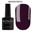 Гель-лак Komilfo Deluxe Series №D101 (темно-фіолетовий, емаль), 8 мл